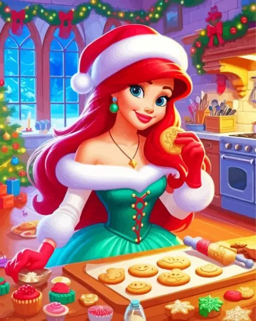 Princess Ariel Baking Diamond Painting