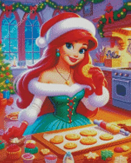 Princess Ariel Baking Diamond Painting