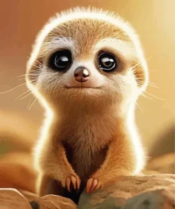 Baby Meerkat Diamond Painting