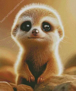 Baby Meerkat Diamond Painting