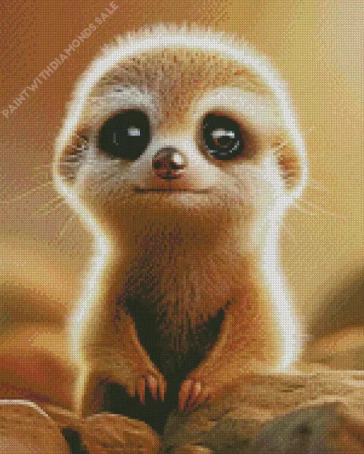 Baby Meerkat Diamond Painting