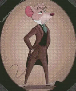 Basil Of Baker Street The Great Mouse Detective Diamond Painting