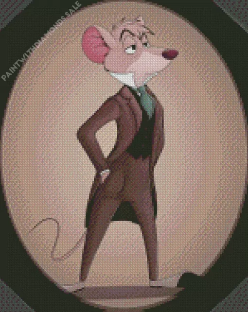 Basil Of Baker Street The Great Mouse Detective Diamond Painting