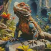 Aesthetic Bearded Dragon Diamond Painting