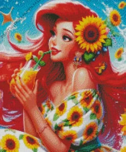 Beautiful Princess Ariel Diamond Painting