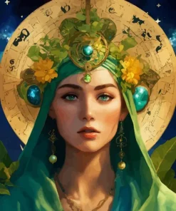 Beautiful Virgo Lady Diamond Painting