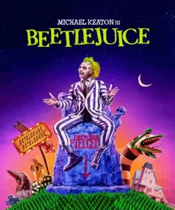 Beetlejuice Movie Poster Diamond Paintings