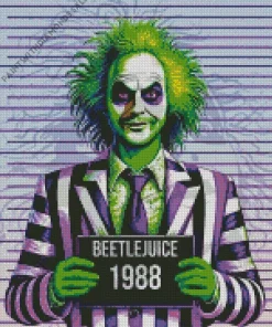 Beetlejuice Art Diamond Paintings