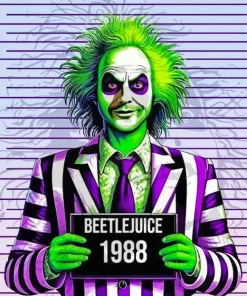 Beetlejuice Art Diamond Paintings