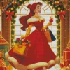 Princess Belle Disney Christmas Diamond Painting