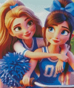 Best Friends Cheerleaders Diamond Paintings