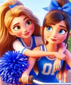 Best Friends Cheerleaders Diamond Paintings