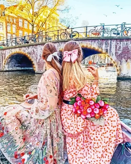 Besties In Amsterdam Diamond Paintings