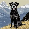 Black Schnauzer Diamond Painting