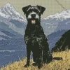 Black Schnauzer Diamond Painting