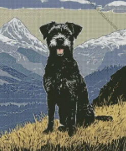 Black Schnauzer Diamond Painting