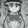 Black And White Komi Shouko Diamond Painting