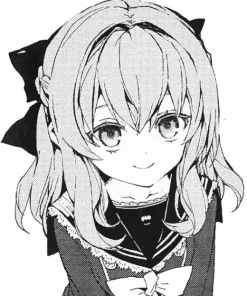 Black And White Shinoa Hiragi Diamond Painting