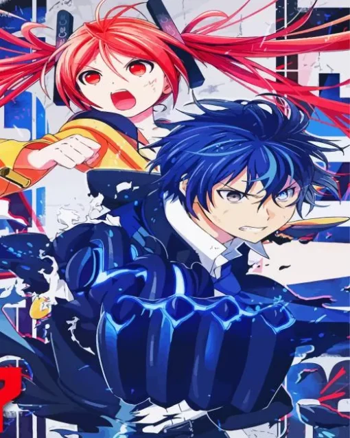 Black Bullet Anime Art Diamond Painting