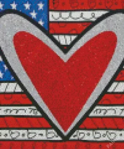 American Heart Diamond Paintings