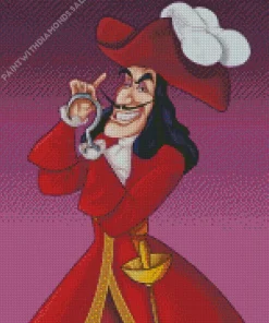 Captain Hook Art Diamond Painting