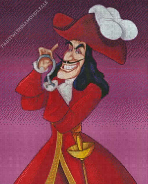 Captain Hook Art Diamond Painting