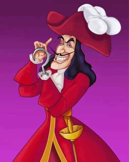 Captain Hook Art Diamond Painting