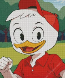 Cartoon Huey Duck Diamond Painting