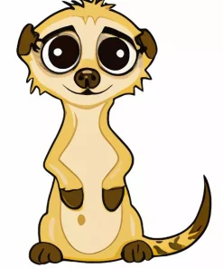 Cartoon Meerkat Diamond Painting