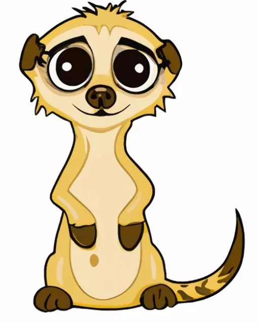 Cartoon Meerkat Diamond Painting