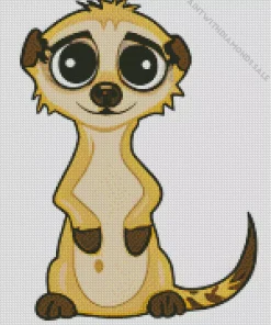 Cartoon Meerkat Diamond Painting