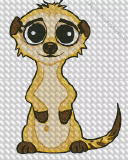 Cartoon Meerkat Diamond Painting