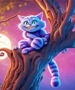 cheshire cat alice in wonderland Diamond By Numbers