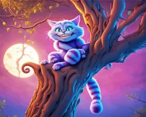 cheshire cat alice in wonderland Diamond By Numbers