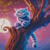 cheshire cat alice in wonderland Diamond Paintings