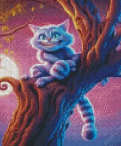 cheshire cat alice in wonderland Diamond Paintings