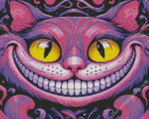 cheshire cat face Diamond Paintings