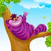 cheshire cat on tree Diamond By Numbers