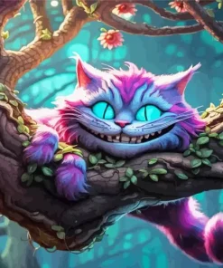 cheshire cat smiling Diamond By Numbers