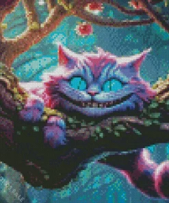 cheshire cat smiling Diamond Paintings