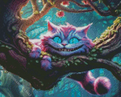 cheshire cat smiling Diamond Paintings