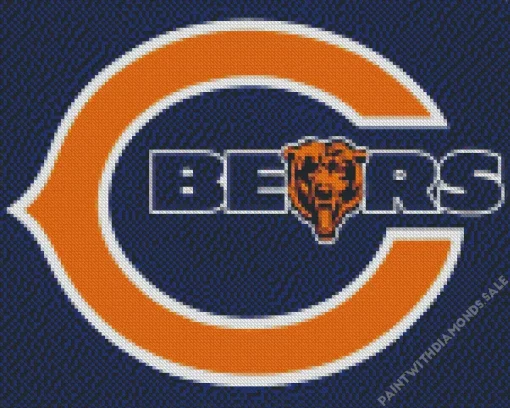 chicago bears logo Diamond Paintings