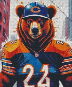 chicago bears mascot Diamond Paintings