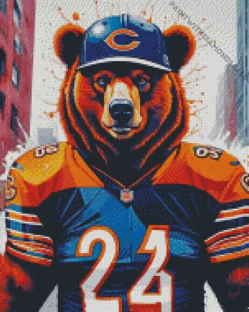 chicago bears mascot Diamond Paintings