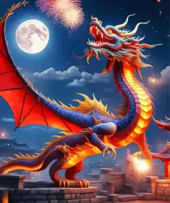 chinese dragon Diamond Paintings