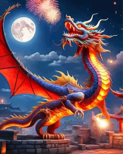 chinese dragon Diamond Paintings