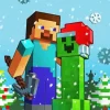 Minecraft Christmas Diamond Painting