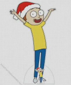 Christmas Morty Smith Diamond Painting