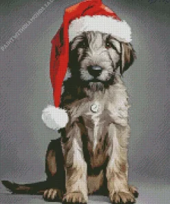 Christmas Schnauzer Diamond Painting