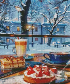 Christmas Morning Breakfast Diamond Painting